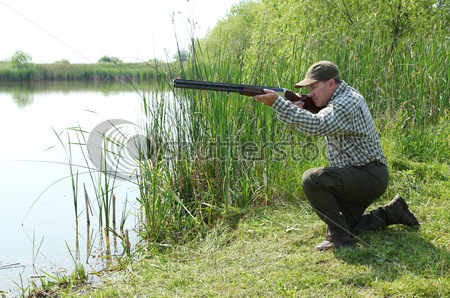 stock_photo_hunter_aiming_and_ready_for_shot_wild_duck_hunting_78109471.jpg